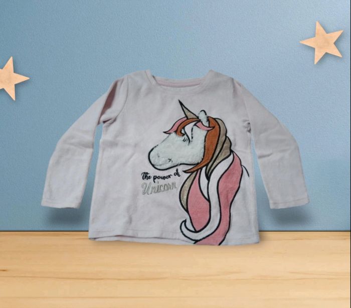 Pyjama fille licorne 3 ans très bon état - photo numéro 2