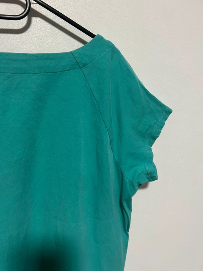 Jolie blouse vert/bleu manches courtes • Ralph Lauren • Taille XL - photo numéro 13