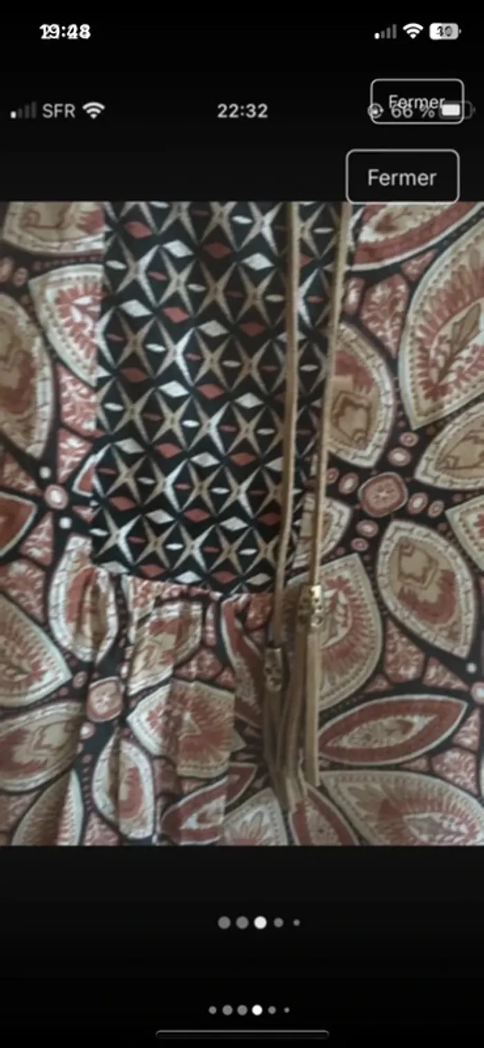Superbe robe d’été lacet en daim en 40 de marque Armand Thiery en excellent état - photo numéro 7