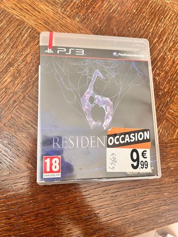 Jeu ps3 Resident evil 6.