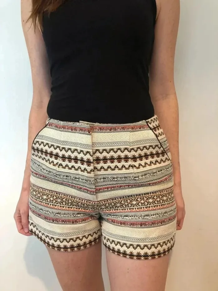 Boho Woven High-Waisted Shorts – Womens Size XS - photo numéro 2