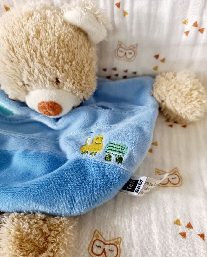 Doudou ours Tex bleu - photo numéro 2