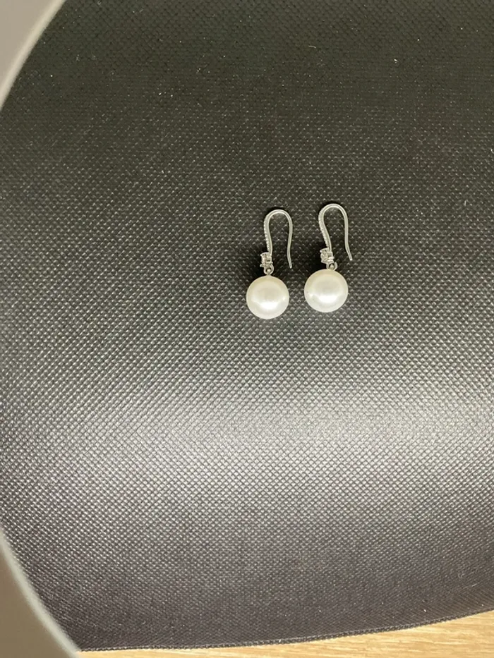 Boucle d’oreilles « perles » neuve