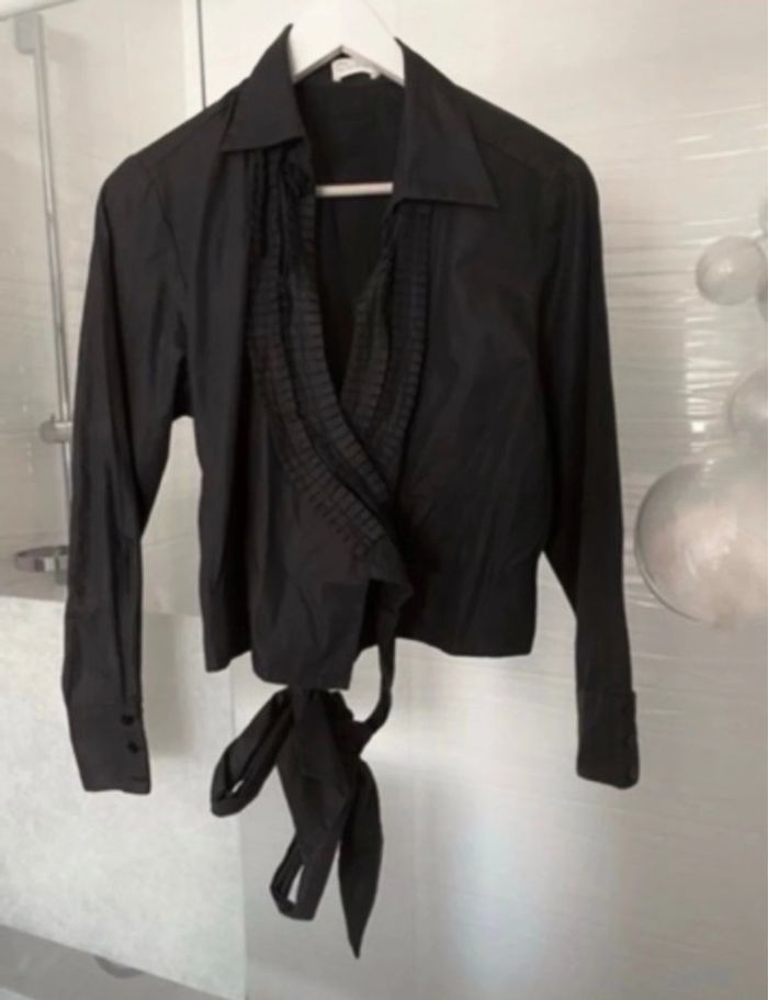 Chemise cache coeur fronce