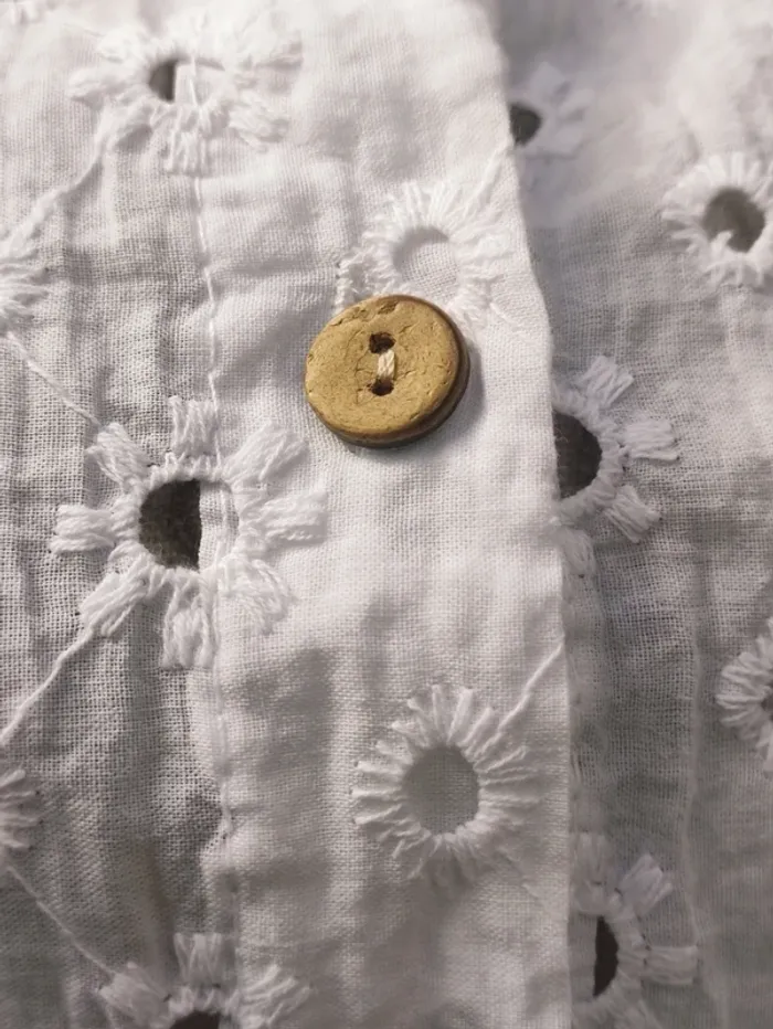 💮 Marguerites broderie anglaise 🌸 taille unique jusqu'au 46 - photo numéro 6
