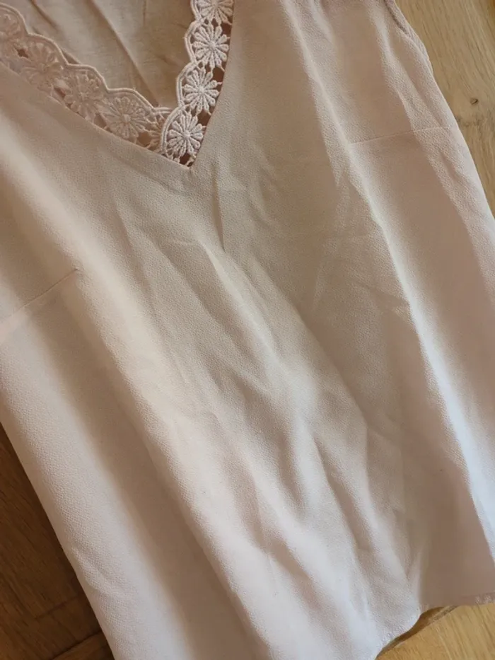 Blouse Naf Naf en rose clair xs - photo numéro 4
