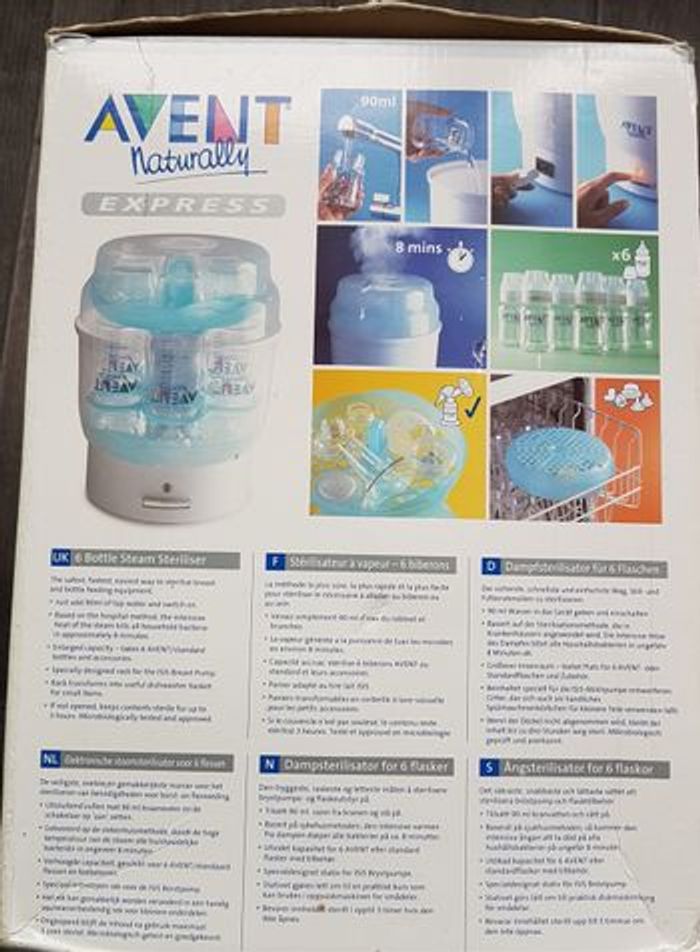 Stérilisateur Express 6 biberons Très bon état Avent - photo numéro 4
