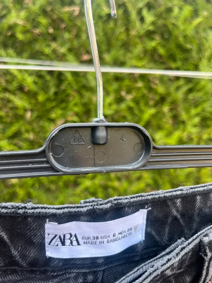 short en jeans noir zara - photo numéro 5
