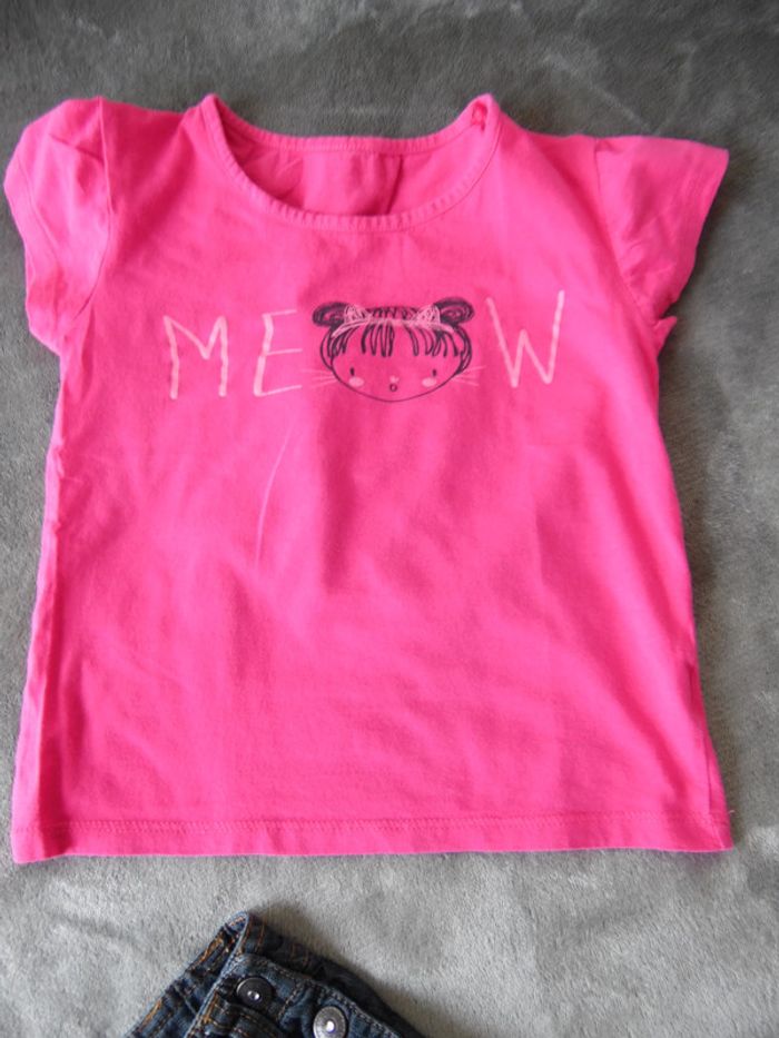 Tenue jupe et tee-shirt, taille 4 ans. - photo numéro 3