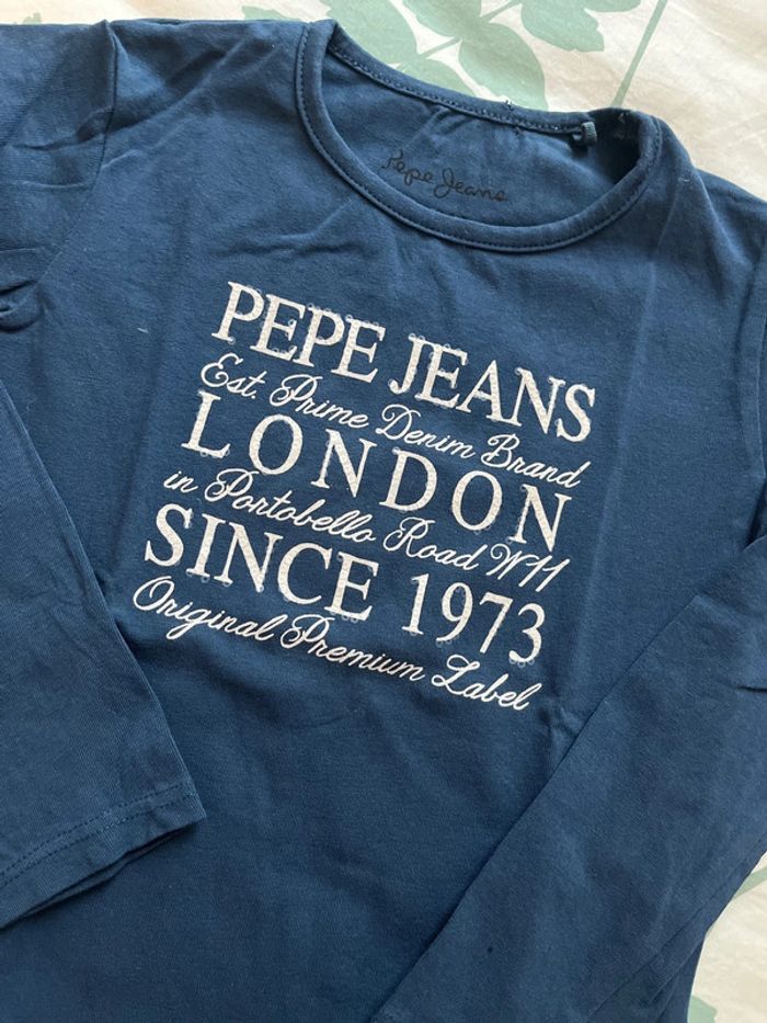 Tee shirt fille 8 ans Pepe Jeans - photo numéro 2