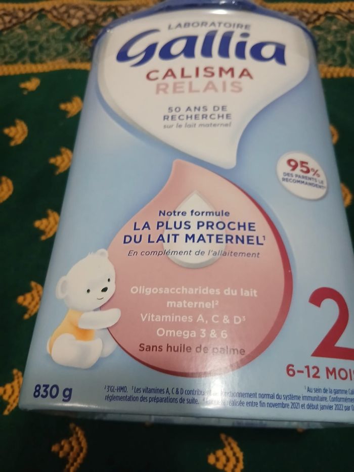 Lait 2eme age gallia