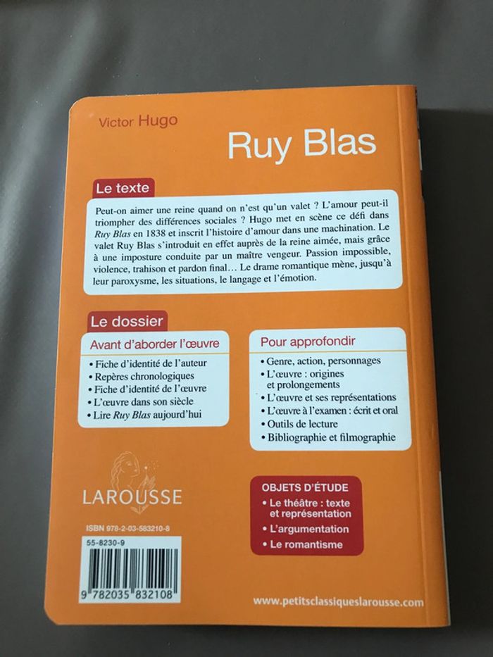 Livre Ruy Blas - photo numéro 2