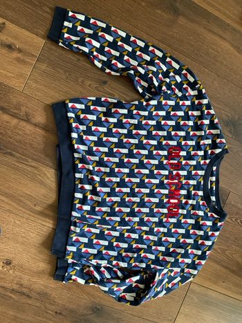 Sweat-shirt, cache cache, multicolore, S, tbe
