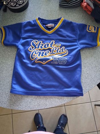 T-shirt "skotoner " bleu et jaune " t- 5 ans