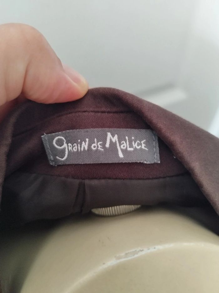 Veste marron grain de malice 44 - photo numéro 5