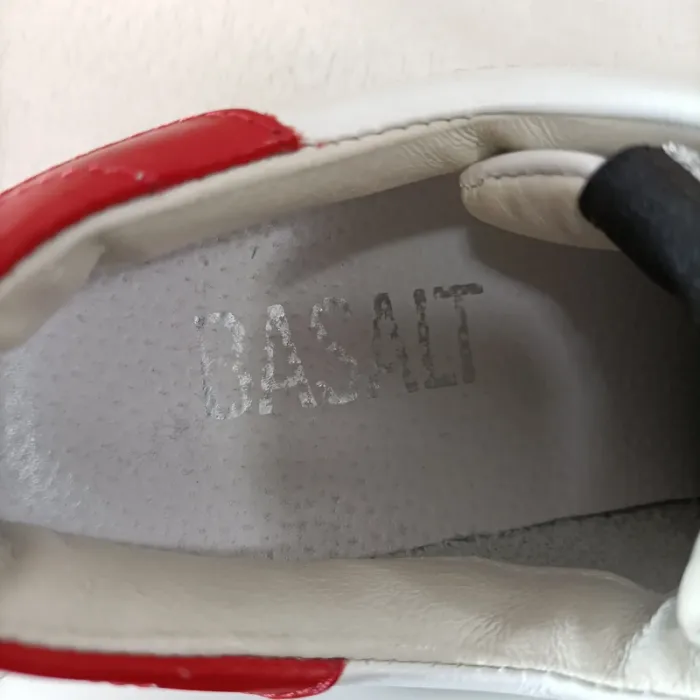 Basket Sneakers Basalt -Taille 36 - Blanches et Rouges Paillettes LE - photo numéro 6