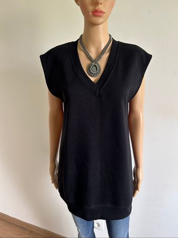 Pull sweat noir neuf sans manches Vero Moda taille S (valeur 25€)