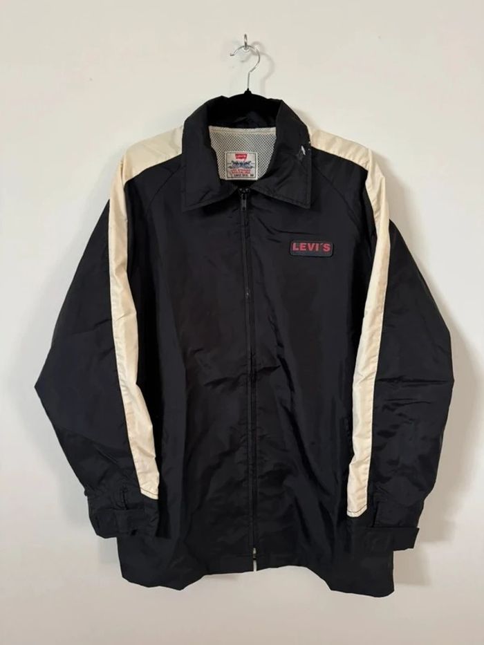 Veste Levi's vintage noire et beige (taille M) - photo numéro 2