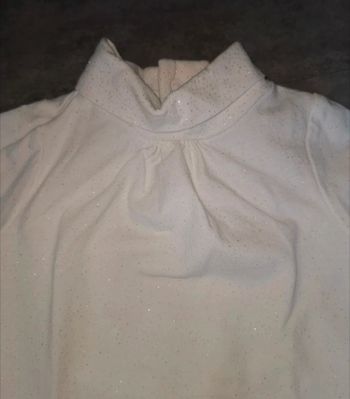 T-shirt à manches longues col roulé bébé fille 6 mois NEUF