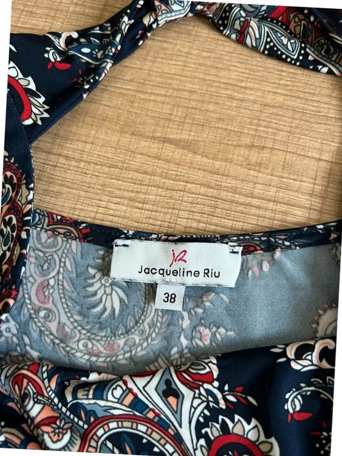 Robe imprimée sans manches Jacqueline Riu taille 38 jamais portée - photo numéro 14