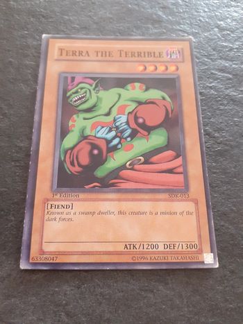 Carte Yu-Gi-Oh ! Terra the Terrible SDK-013