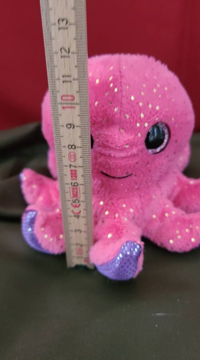 Aurora, , Sparkle Tales, Seastar la Pieuvre, 18 cm, Peluche, Rose - photo numéro 4