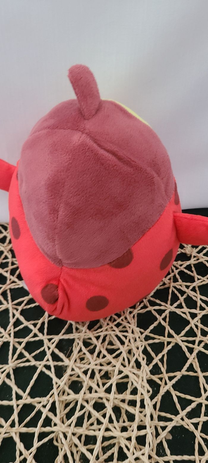 Peluche Molang le poussin piu piu déguisé en coccinelle - photo numéro 2