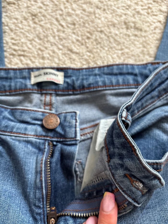 Jean skinny bleu taille haute - photo numéro 4