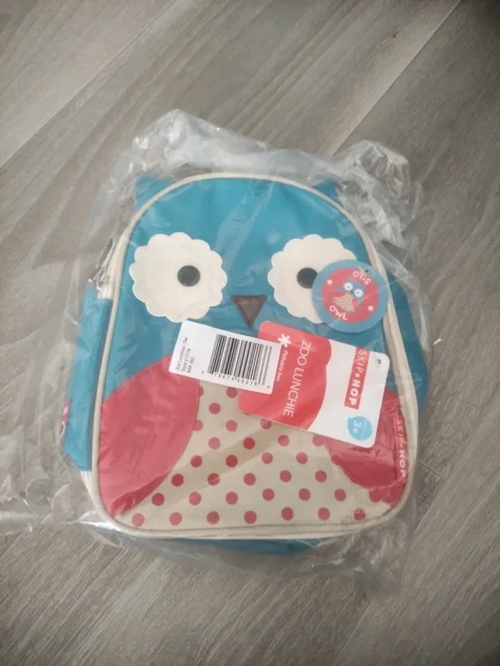 Sac à goûter mixte hibou Skip Hop isotherme neuf avec étiquette idéal maternelle