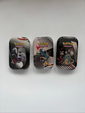 Lot de 3 Mini Tins ev10.5 Foudre Noire & Flamme Blanche