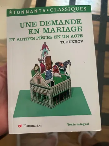 Une demande en mariage et autres pièces en un acte d’Anton Tchekhov