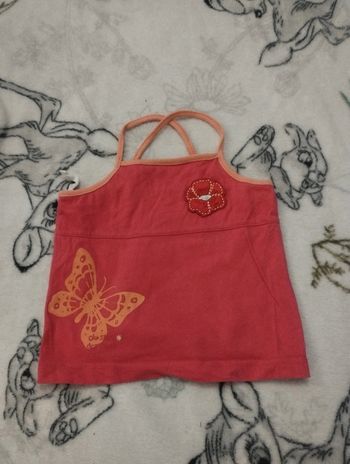 Débardeur papillon 36 mois