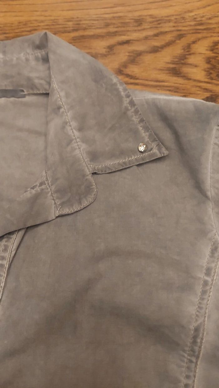 Chemise  chic gris Bottega t L - photo numéro 14