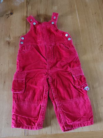 Salopette en velours