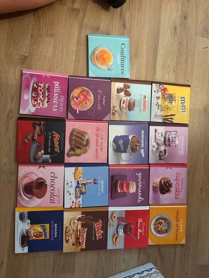 Lot minis livres de cuisine