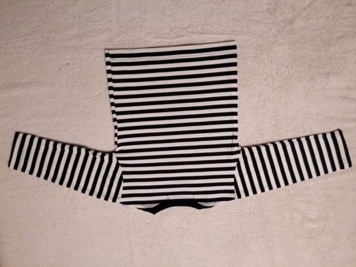 Tee-shirt Cap Au Large 2 ans blanc & marine (réf perso H25)(familleac72) - photo numéro 2