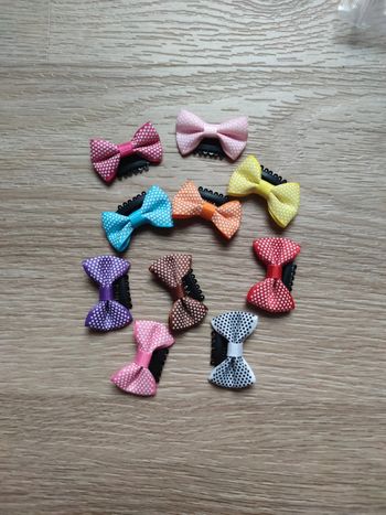 Lot de 10 barrettes fillette