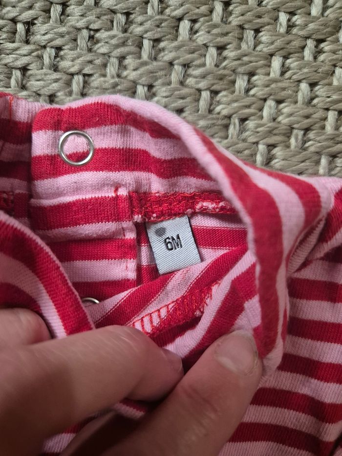 Lot de 5 t-shirts fille cols roulés - 6 mois - photo numéro 7