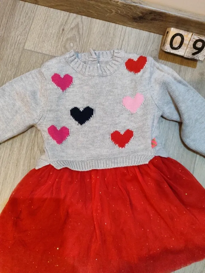 Robe cœur, 9 mois. - photo numéro 3