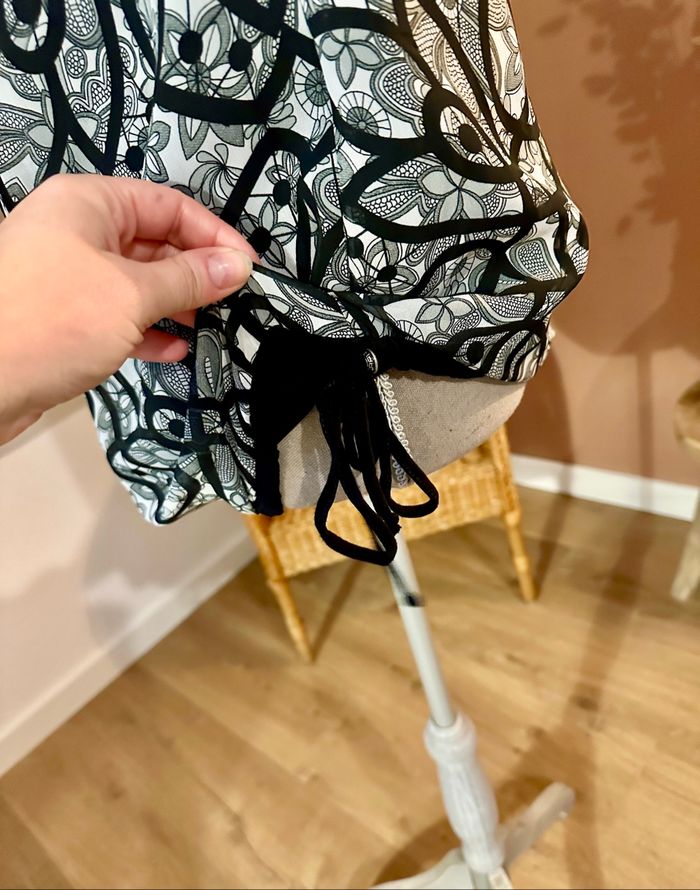 💜 Débardeur noir & gris Clara Vitti taille 36 💜 - photo numéro 6