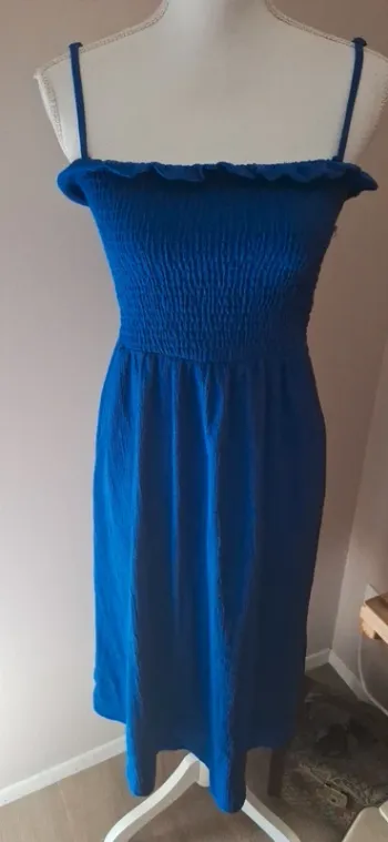 Robe bustier t36 bleu h&m #F36S-310