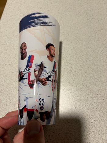 Gobelet 5 joueurs du Paris Saint Germain - Saison 2025 / 2026 - PSG - 50 cl - Neuf