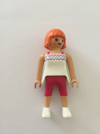 Personnage femme 30145760 pièce détachée Playmobil 5267 Le minibus de l'hôtel #A34