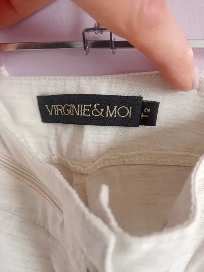 Pantacourt beige très stylé - photo numéro 5