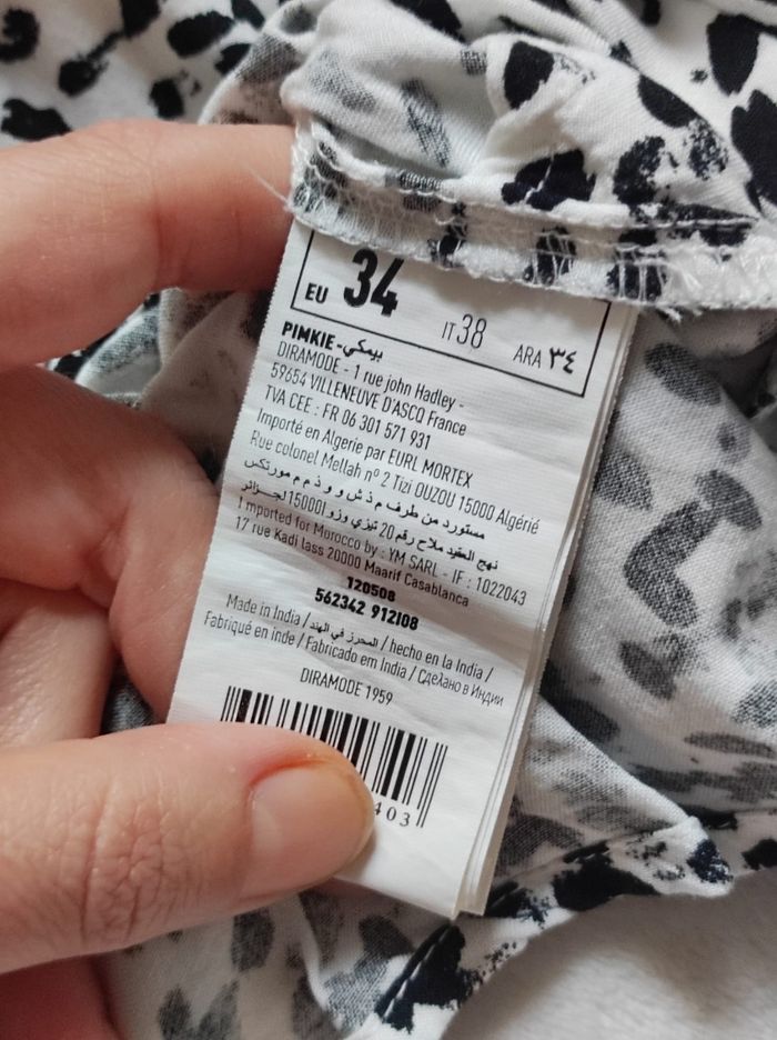 Chemisier imprimer taille 34 - photo numéro 5