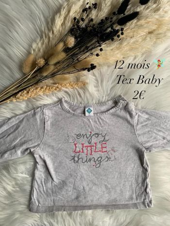 T-shirt 🧚 12 mois 🧚 Tex Baby