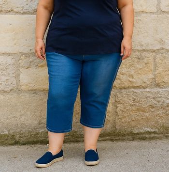 Pantacourt en jean's Magic Simplicity taille 46