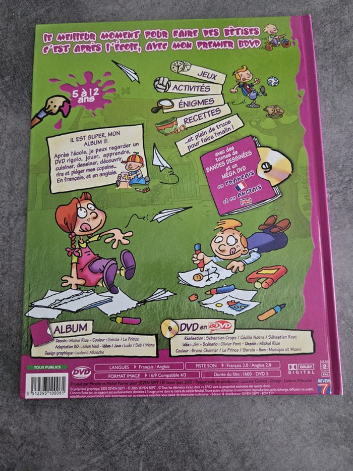 Livre BD jeunesse éducative "Les jeux de Jessie Lee" - Avec DVD - photo numéro 2
