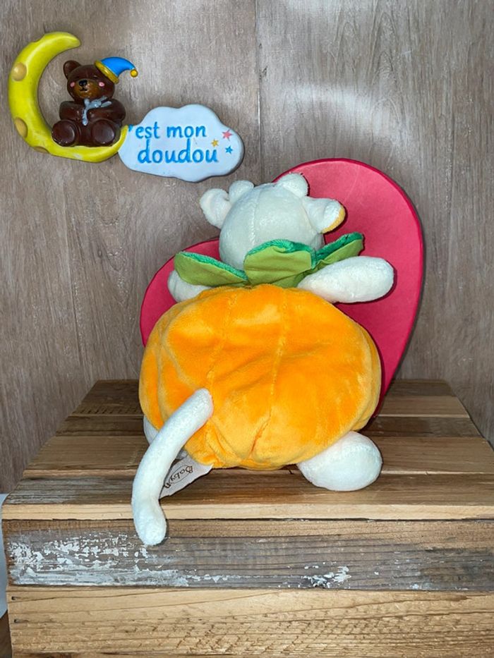 NAT136 doudou vache 🐮 citrouille babynat - photo numéro 2