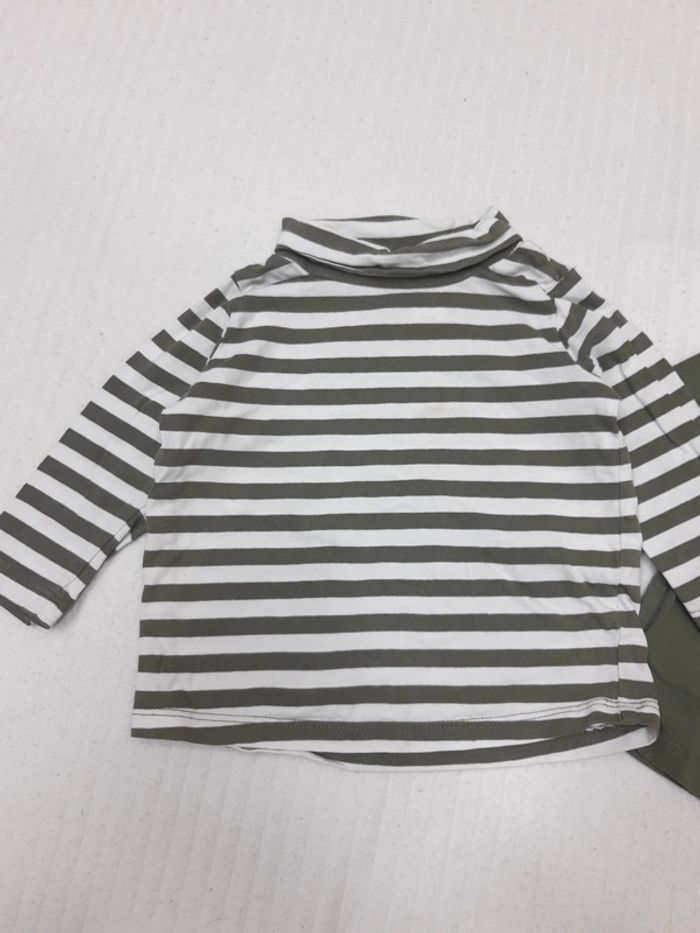 Lot de 2 hauts col roulé et jean 12 mois - photo numéro 6